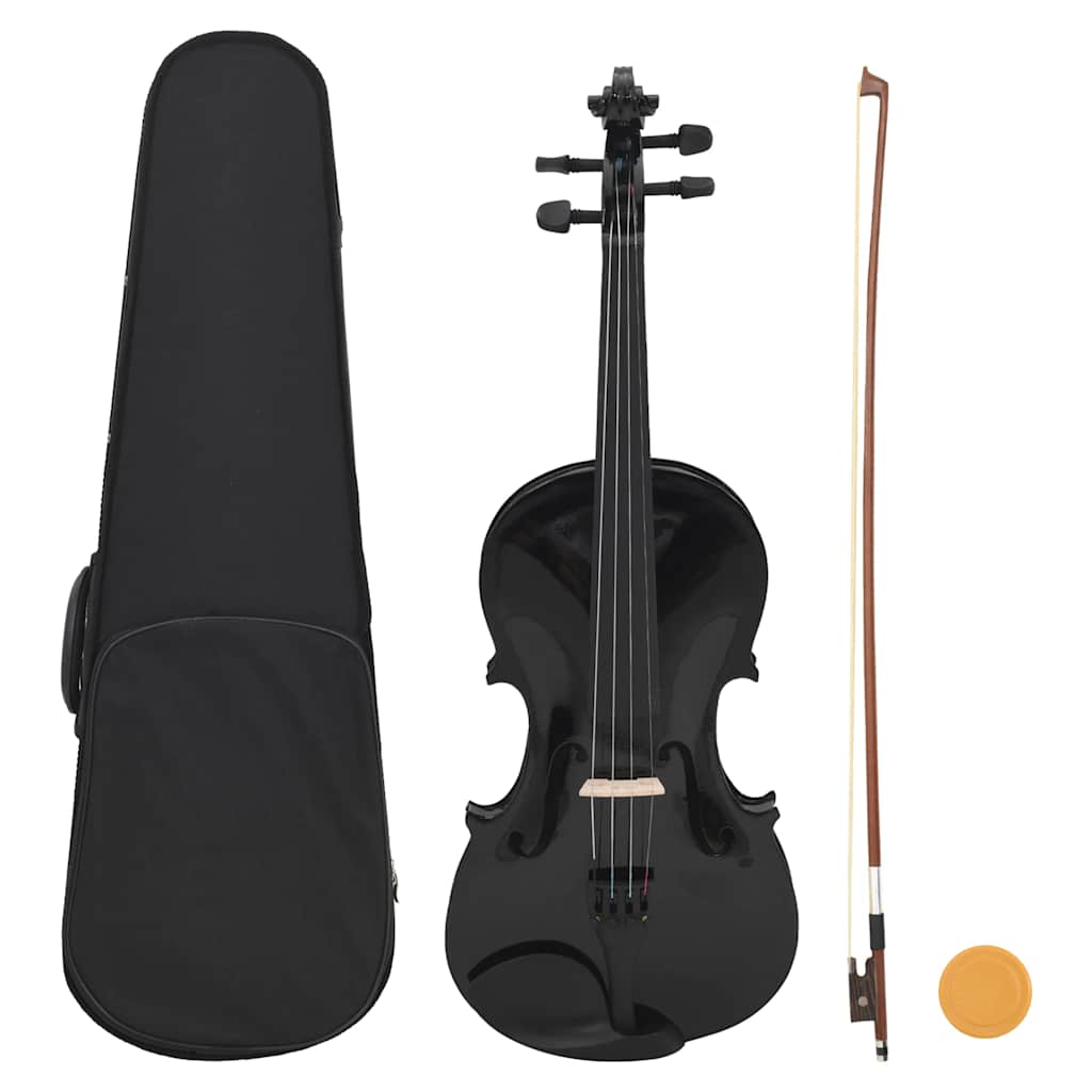 Premium Student Violin Outfit with Bow, Case, and Chin Rest