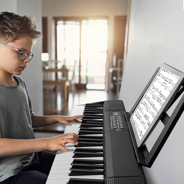 61 Key Half Hammer Keyboard, Portable And Foldable, Black Electronic Keyboard,  Prohibited From Selling AM