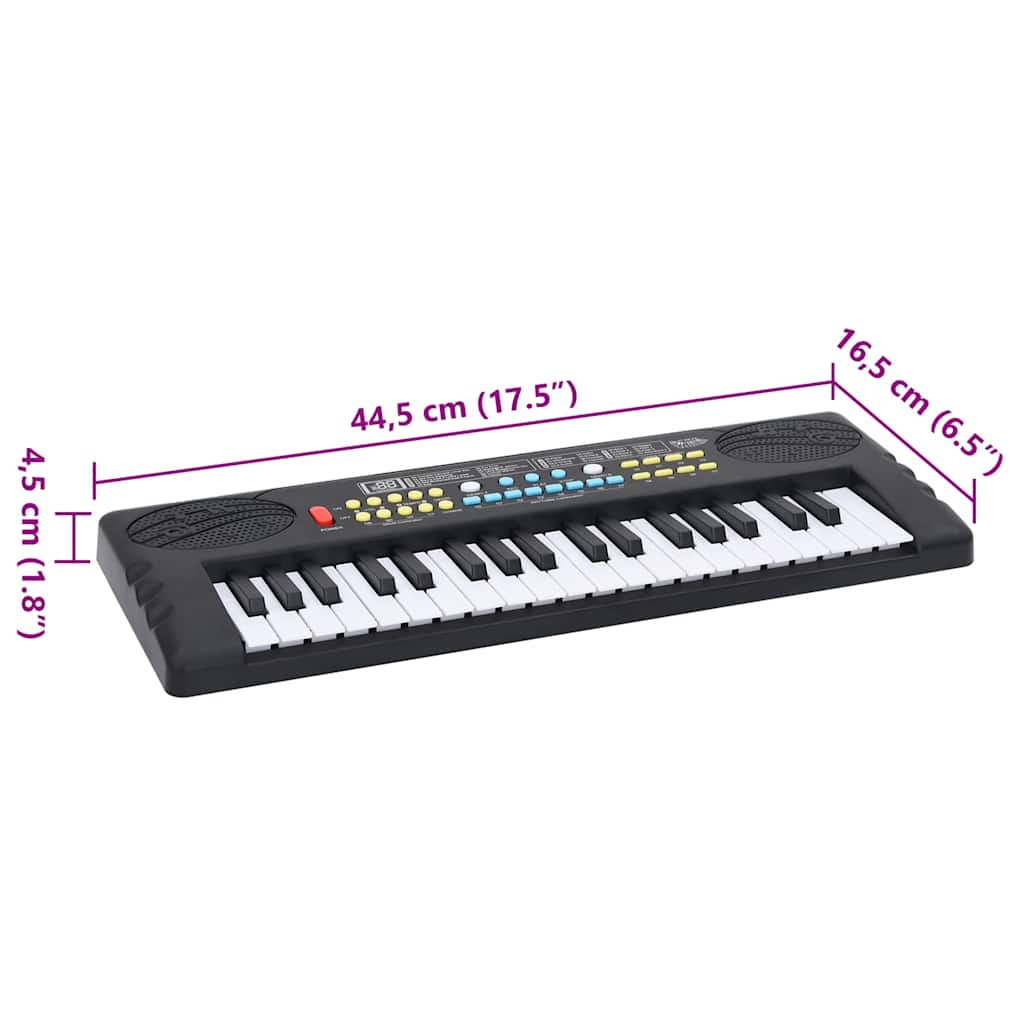 37 Key Piano Electric Keyboard with Microphone