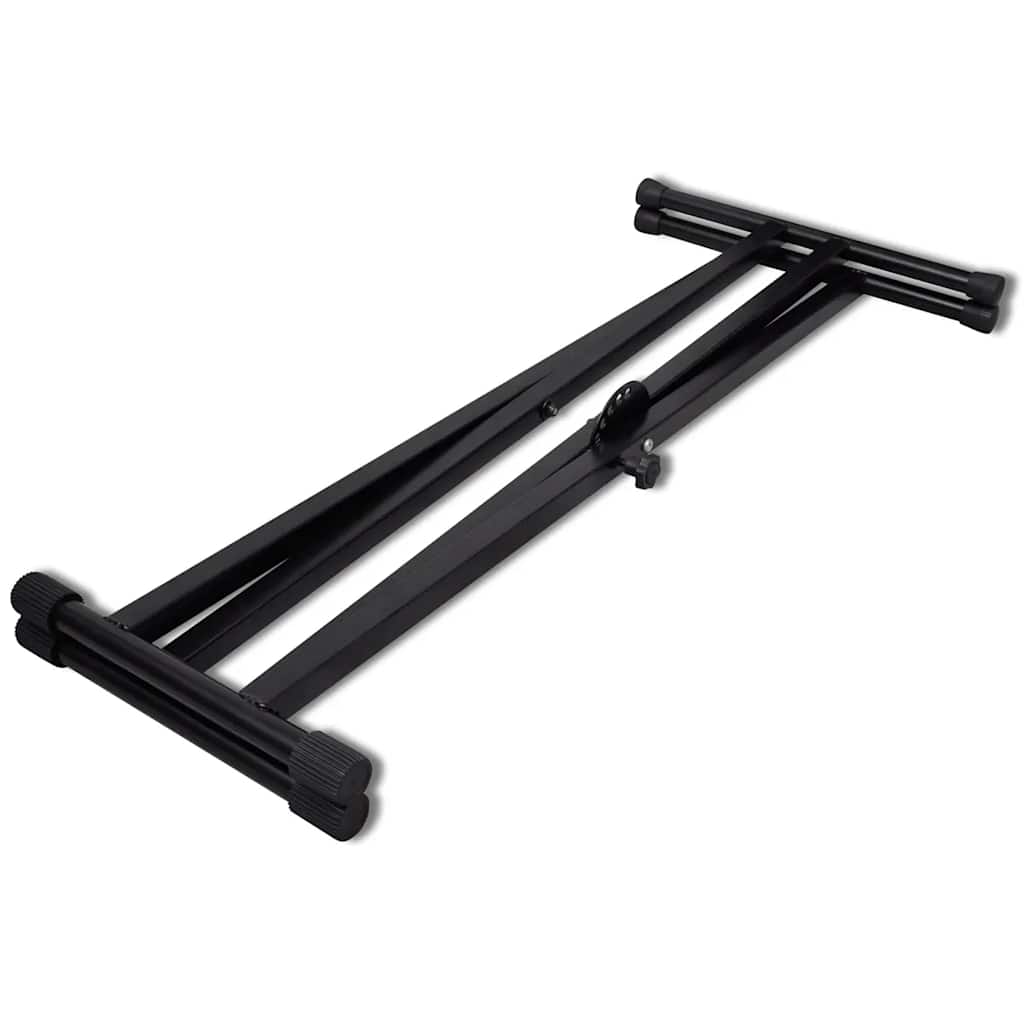 Adjustable Double-Reinforced Keyboard Stand X-Frame