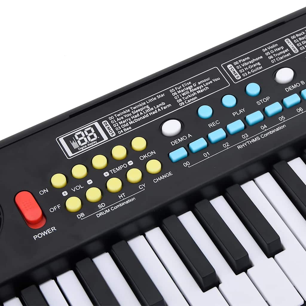 37 Key Piano Electric Keyboard with Microphone